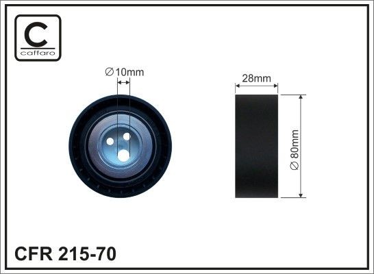 CAFFARO Medløberhjul, multi-V-rem 215-70 CAFFARO 215-70 originale Medløberhjul BMW X4 pris
