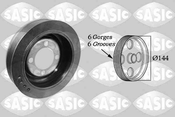 SASIC Remenica kľukového hriadeľa 2150032 2150032 Remenica kľukového hriadeľa PEUGEOT 108 SASIC