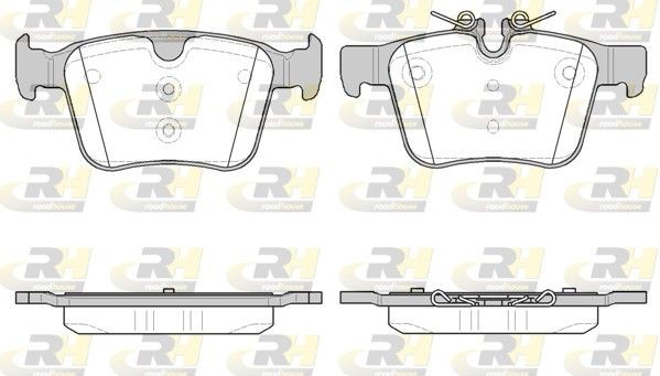 ROADHOUSE Bremseklosser 21516.40 Bremsebelegg ROADHOUSE Volvo C70 21516.40