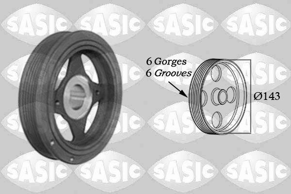 SASIC Τροχαλία ιμάντα, στροφαλοφόρος άξονας 2154023 Τροχαλία στροφάλου SASIC ALTIMA 2154023 φθηνά