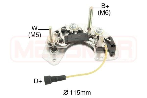 MESSMER Seadistaja, generaator 215498 MESSMER 215498 Üksikosad Ford Fiesta Mk3 hind