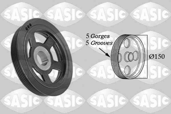 SASIC Remskive, veivaksel 2156072 2156072 Remskive veivaksel KIA OPIRUS SASIC