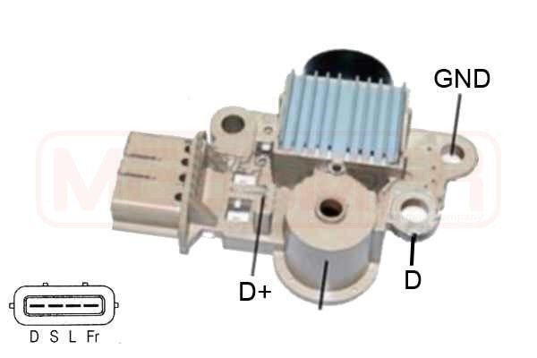 MESSMER Ģeneratora sprieguma regulators 216007 216007 Ģeneratora sprieguma regulators HYUNDAI COUPE MESSMER
