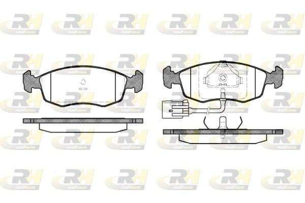 ROADHOUSE Remblokken 2172.22 Ford GALAXY Remblokkenset ROADHOUSE 2172.22