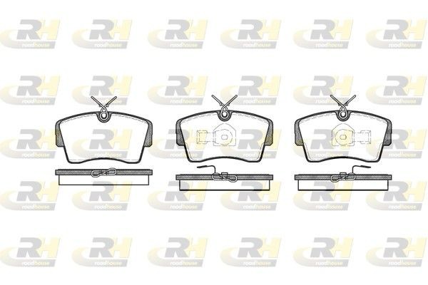 ROADHOUSE Bremseklosser 2173.00 2173.00 Bremsekloss OPEL OMEGA ROADHOUSE