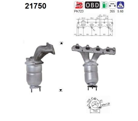 AS Katalysator 21750 AS 21750 Katalysator