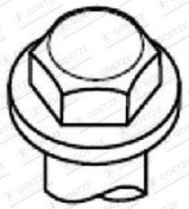 GOETZE Klapikaanekruvikomplekt 22-01310B 22-01310B Klapikaanekruvikomplekt CHEVROLET BLAZER K5 GOETZE
