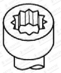 GOETZE Topbolte-sæt 22-01316B GOETZE Topstykkebolt CUPRA 22-01316B