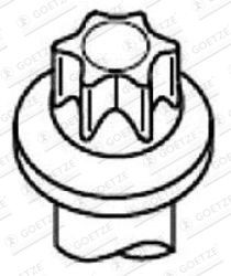 GOETZE Bolt Kit, cylinder head 22-01328B 22-01328B GOETZE cylinder head bolts JEEP CJ5-CJ8