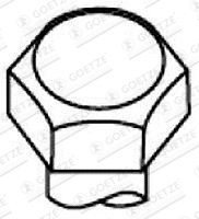 GOETZE Bolt Kit, cylinder head 22-01337B 22-01337B GOETZE cylinder head bolts for JEEP CJ5-CJ8
