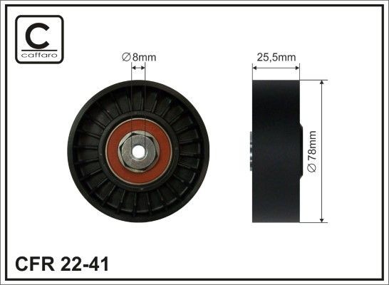 CAFFARO Løpehjul, vifterem 22-41 CAFFARO 22-41 Løpehjul Audi Cabriolet 8g7 b4 originale pris