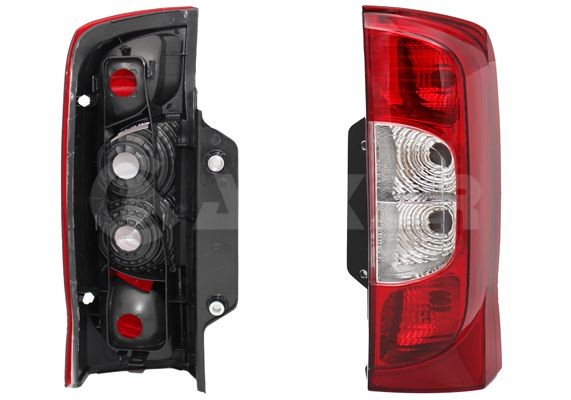Fanale posteriore ALKAR 2202351 ALKAR 2202351 Fari posteriori destro e sinistro Fiat QUBO 2021