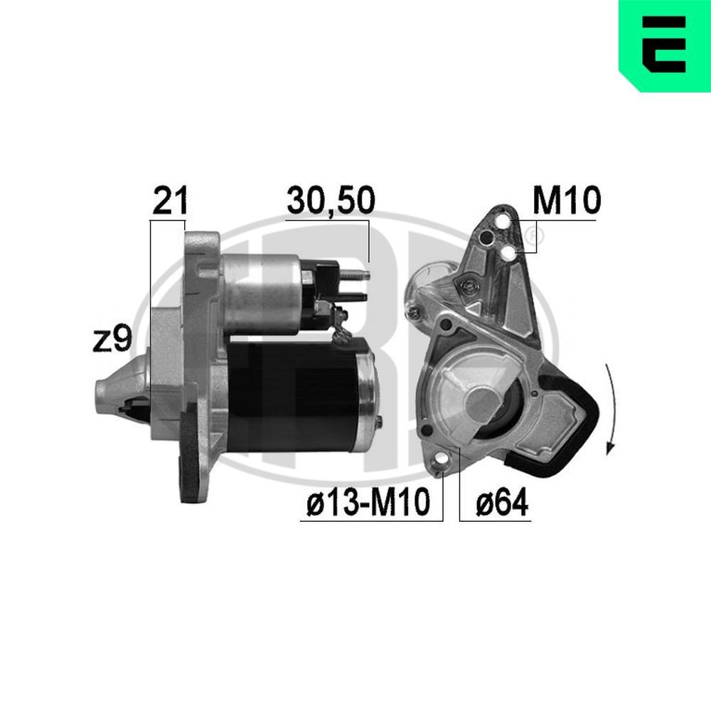 ERA Štartér 220790 ERA 220790 Štartér