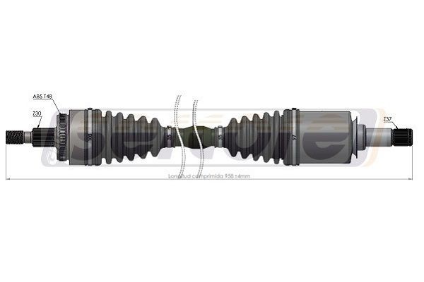 SERCORE Arbre de transmission 221334 221334 Cardan SERCORE MERCEDES-BENZ Série 123