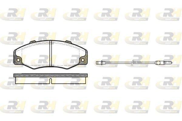 ROADHOUSE Bremseklosser 2220.02 2220.02 Bremsebelegg RENAULT TALISMAN ROADHOUSE
