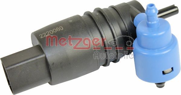 Klaasipesuvee pump, klaasipuhastus METZGER 2220060 METZGER 2220060 MITSUBISHI OUTLANDER 2005 Klaasipesu pump