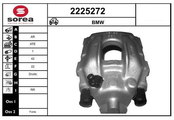 EAI Remklauw 2225272 2225272 Remklauw EAI BMW X3