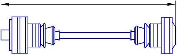 SERCORE Arbre de transmission 22622 Cardan SERCORE Série 123 22622 pas cher