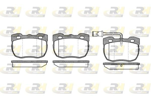 ROADHOUSE Kit pastiglie freni 2267.11 Costo Pastiglie dei freni ROADHOUSE LAND ROVER 2267.11