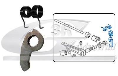 3RG Jogo de reparação, alavanca de caixa de velocidades 22708 3RG 22708 Jogo de reparação alavanca de caixa de velocidades VW Caddy 2 Van preço