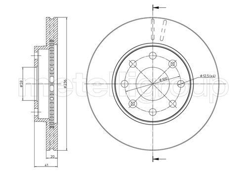 METELLI Piduriketas 23-0790C Pidurikettad METELLI Ford TRANSIT 23-0790C