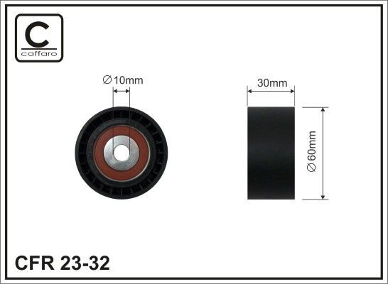 CAFFARO Seade- / juhtrull, hammasrihm 23-32 Seade- / juhtrull, hammasrihm CAFFARO TOYOTA 23-32