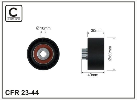 CAFFARO Galoppino / Guidacinghia, Cinghia dentata 23-44 23-44 costo Galoppino / guidacinghia, cinghia dentata CAFFARO Volkswagen TIGUAN