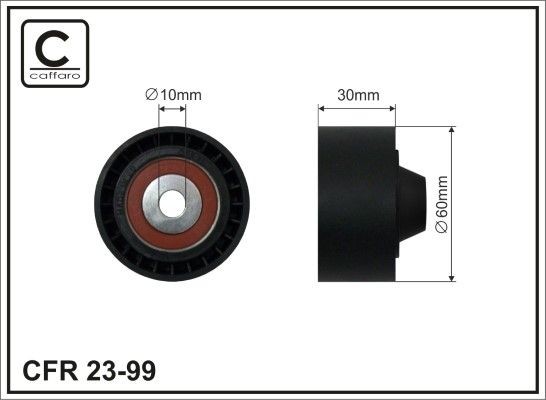 CAFFARO Geleiderol / omdraairol v-snaren 23-99 CAFFARO 23-99 originele Geleiderol Citroen C4 Picasso 2 kosten