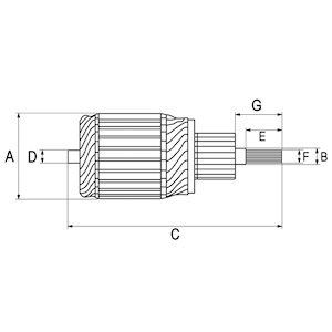 HC-Cargo Likeretter, dynamo 230075 Generator tilbehør HC-Cargo Fiat GRANDE PUNTO 230075