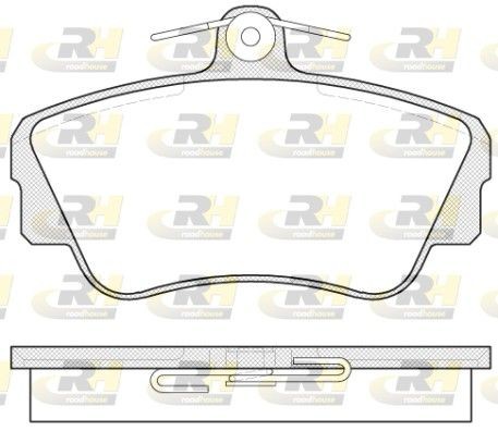 ROADHOUSE Kit pastiglie freni 2309.00 2309.00 costo Pastiglie dei freni ROADHOUSE VOLVO S60