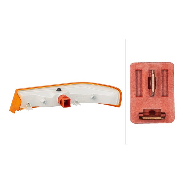 HELLA Knipperlichtautomaat / Pinkdoos 2BA 007 775-061 Mercedes-Benz GLK Richtingaanwijzers HELLA 2BA 007 775-061