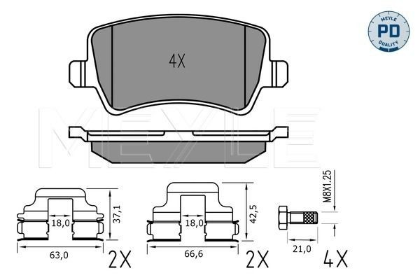 MEYLE Lüfterrad, Motorkühlung 234 232 0006 Lüfterrad, Motorkühlung MEYLE Peugeot 307 234 232 0006