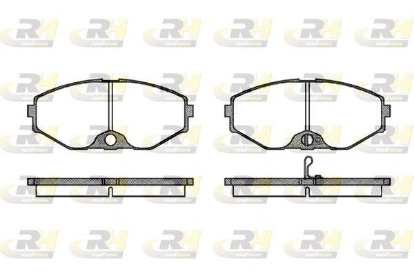 ROADHOUSE Bremseklosser 2375.02 Bremsebelegg ROADHOUSE Nissan CABSTAR E 2375.02