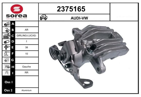 EAI Bremsecaliper 2375165 2375165 Bremsecaliper EAI SKODA FABIA