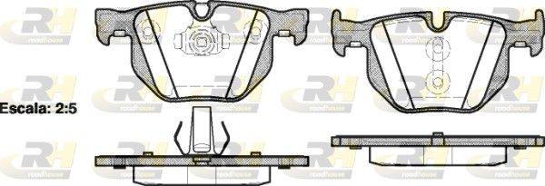 ROADHOUSE Plaquettes de frein 2381.61 Plaquette de frein sport ROADHOUSE Z3 2381.61 pas cher