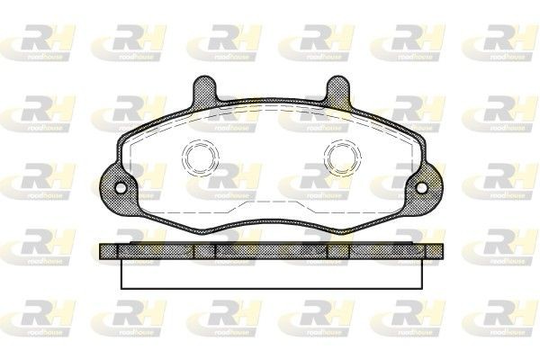 ROADHOUSE Bromsbelägg 2391.00 2391.00 Bromsbelägg sport ROADHOUSE FORD CAPRI
