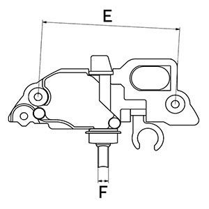 Dynamoregulator HC-Cargo 239735 HC-Cargo 239735 Generatorregulator PEUGEOT 207 2009