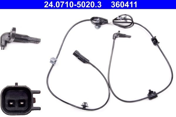 ATE ABS sensor 24.0710-5020.3 ATE 24.0710-5020.3 Opel Insignia A Country Tourer abs sensor cost