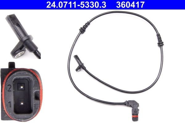 ATE Wielsnelheidssensor (ABS) 24.0711-5330.3 24.0711-5330.3 Wielsensor MERCEDES-BENZ /8 ATE