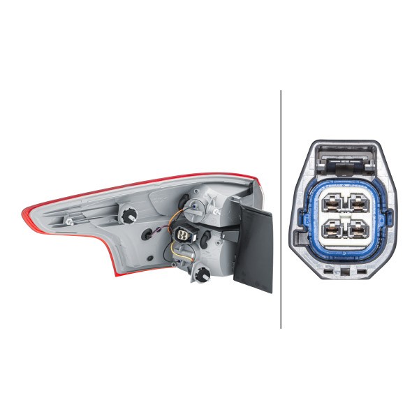 HELLA Fanale posteriore 2VA 354 995-161 2VA 354 995-161 Fanale posteriore HELLA FORD TRANSIT COURIER costo