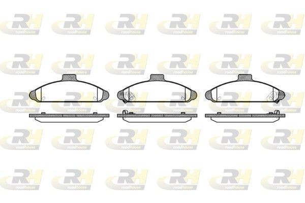 ROADHOUSE Kit pastiglie freni 2404.02 2404.02 costo Pastiglie dei freni ROADHOUSE HYUNDAI TERRACAN