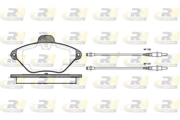 ROADHOUSE Kit pastiglie freni 2439.04 2439.04 costo Pastiglie dei freni CITROËN SAXO ROADHOUSE