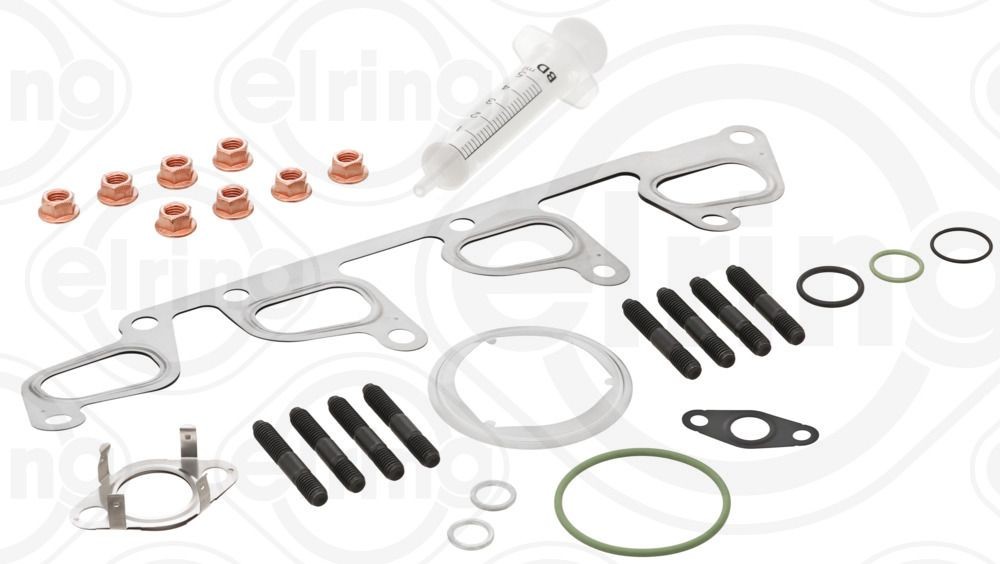 ELRING Mounting Kit, charger 244.441 ELRING 244.441 TOYOTA AURIS mounting kit exhaust system replacement