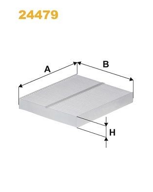 WIX FILTERS Kupefilter 24479 24479 Pollenfilter VW POLO WIX FILTERS