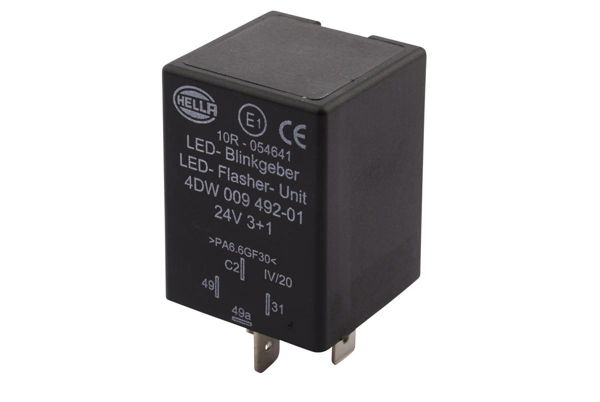 HELLA Flasher Unit 4DW 009 492-011 4DW 009 492-011 HELLA indicator relay for DACIA LODGY