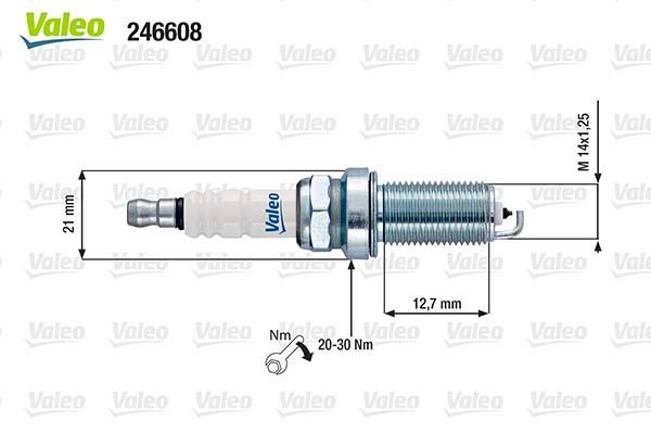 VALEO Tändstift 246608 246608 VALEO tändstiften LEXUS RX