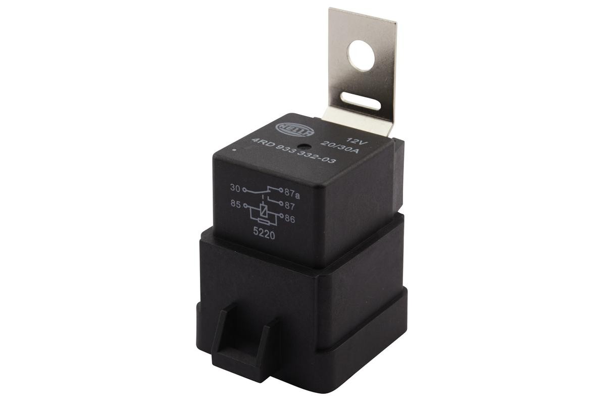 HELLA Relay, main current 4RD 933 332-031 HELLA 4RD 933 332-031 SMART Fortwo II Convertible (451) multifunctional relay replacement