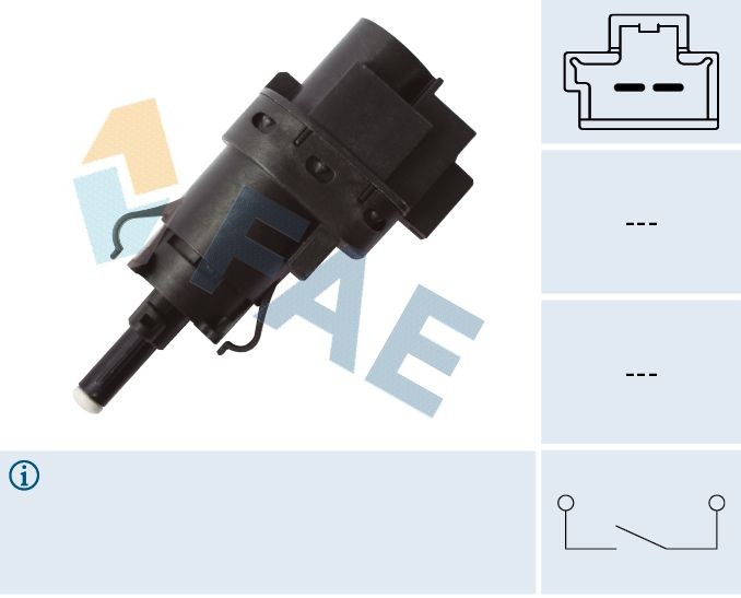 FAE Contacteur de feux stop 24847 FAE 24847 Contacteur de feux stop Transit Mk7 Minibus (V363) prix