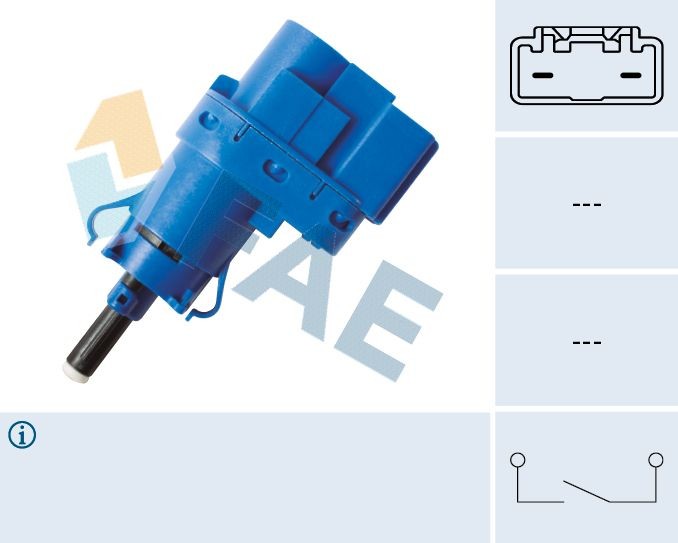 FAE Jarruvalokatkaisin 24853 24853 FAE Jarruvalokytkin MAZDA 3