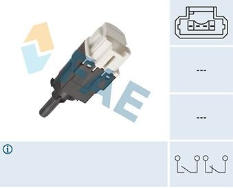 FAE Stoplyskontakt 24893 24893 Bremselyskontakt DACIA DUSTER FAE